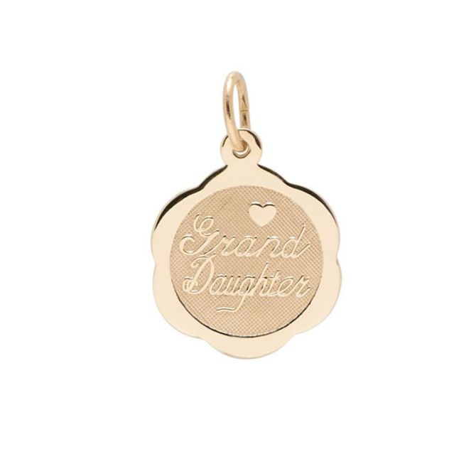 Rembrandt 14K Yellow Gold Granddaughter Charm