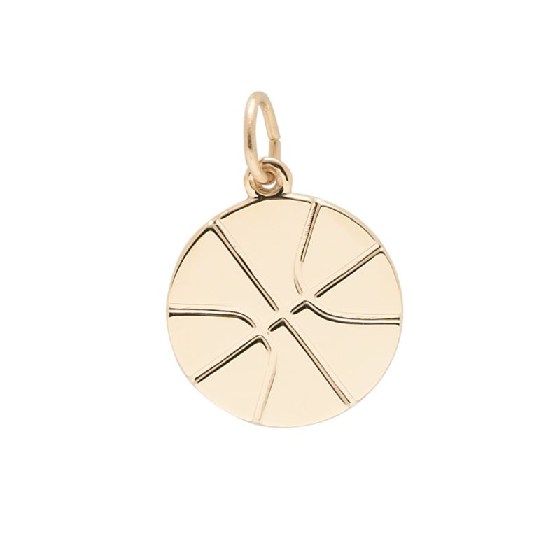 Rembrandt 14K Yellow Gold Basketball Charm