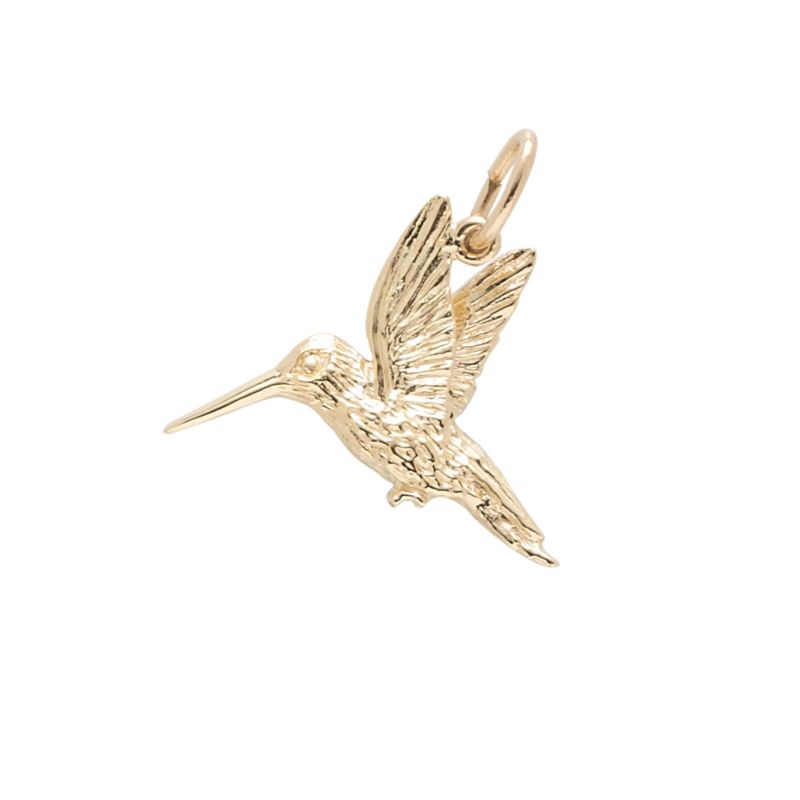 Rembrandt 14K Yellow Gold Hummingbird Charm