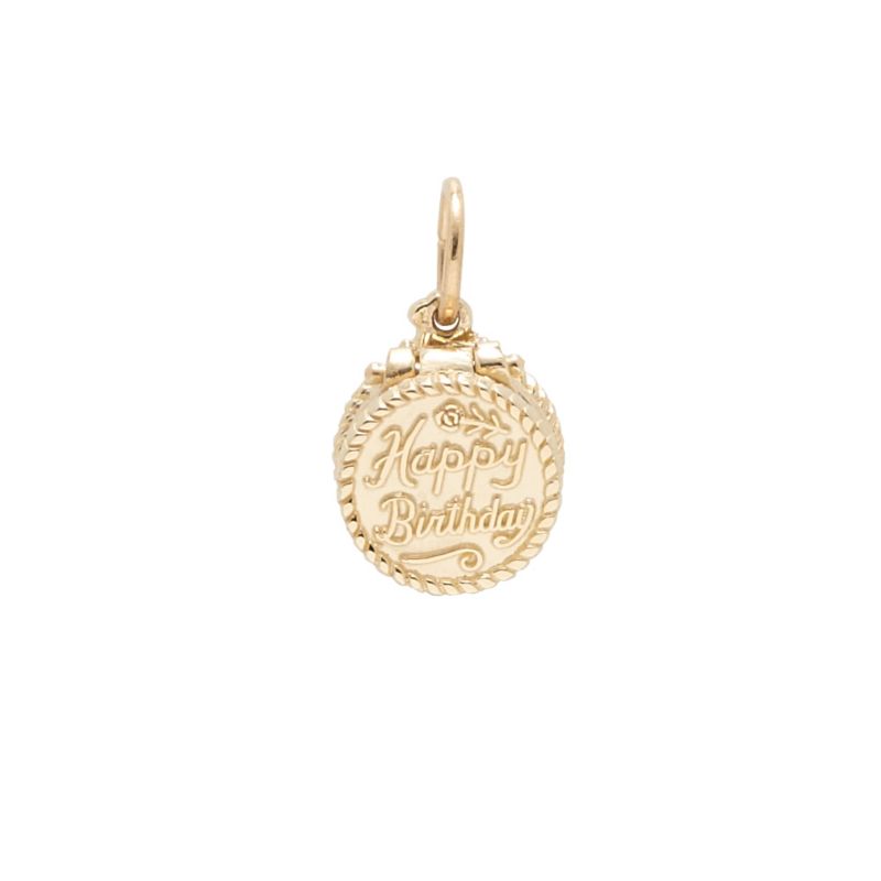 Rembrandt 14K Yellow Gold Birthday Cake Charm