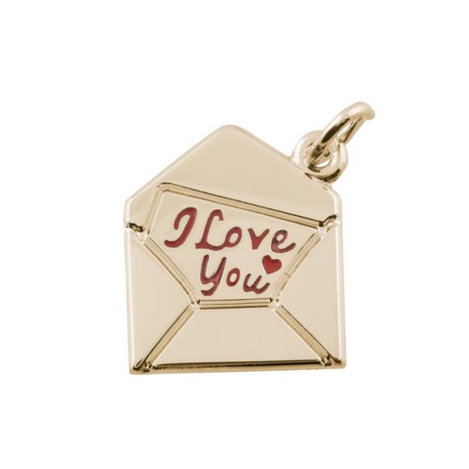 Rembrandt 14K Yellow Gold Love Letter Charm