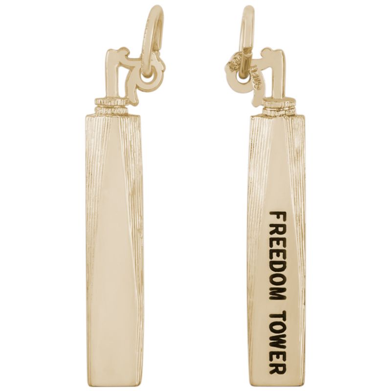 Rembrandt 14K Yellow Gold Freedom Tower Charm
