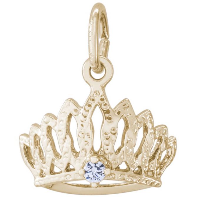 Rembrandt 14K Yellow Gold Tiara Charm