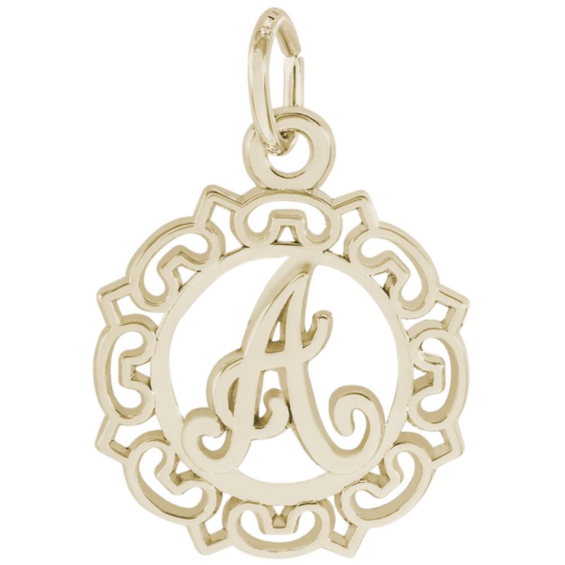 Rembrandt 14K Yellow Gold Initial Charms