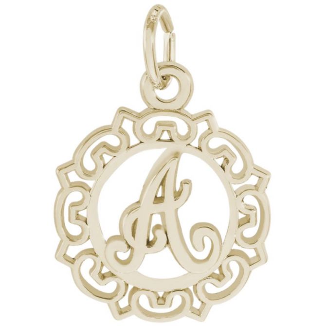 Rembrandt 14K Yellow Gold Initial Charms