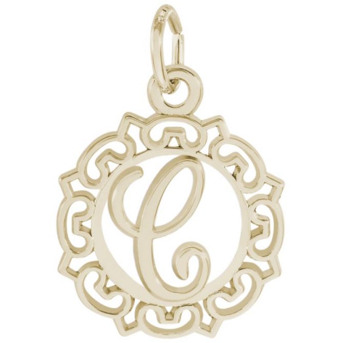 Rembrandt 14K Yellow Gold Initial Charms
