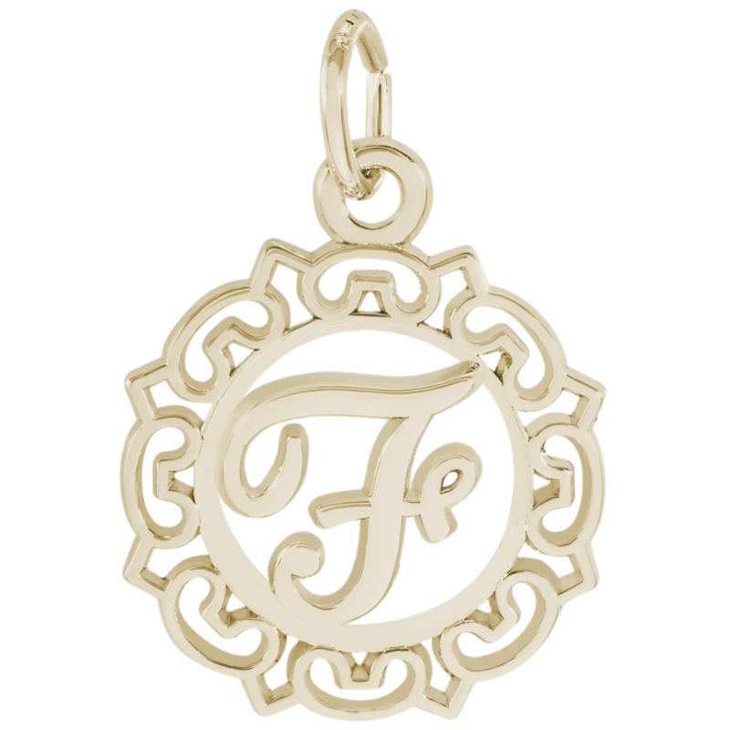 Rembrandt 14K Yellow Gold Initial Charms