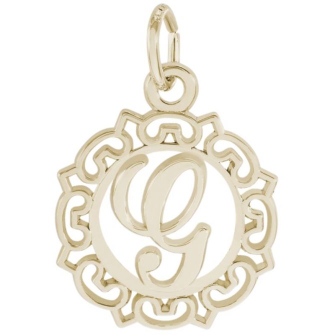 Rembrandt 14K Yellow Gold Initial Charms