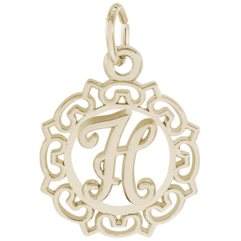 Rembrandt 14K Yellow Gold Initial Charms