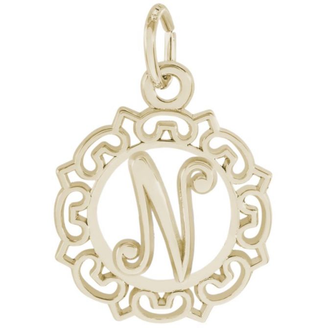 Rembrandt 14K Yellow Gold Initial Charms