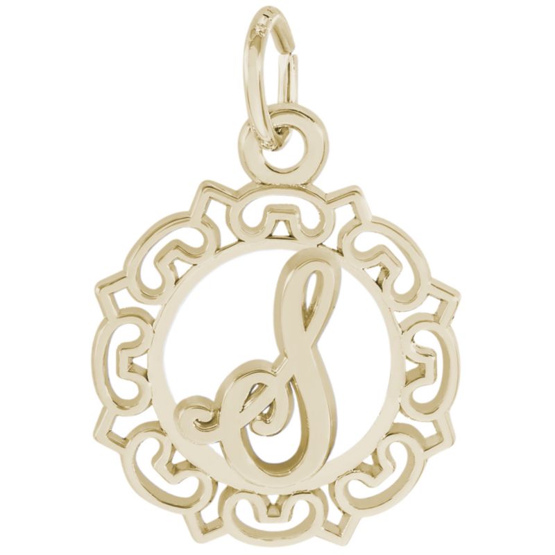 Rembrandt 14K Yellow Gold Initial Charms