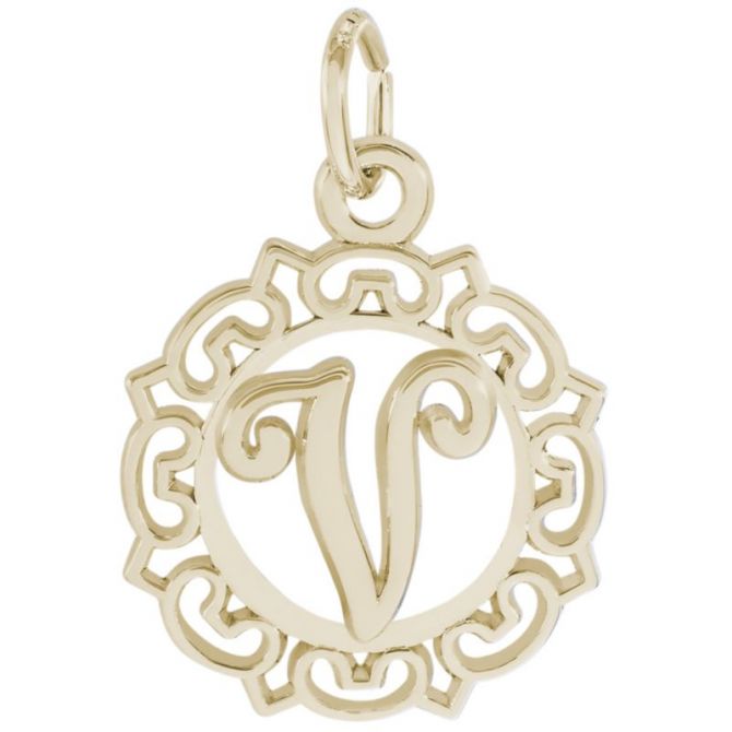 Rembrandt 14K Yellow Gold Initial Charms