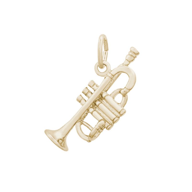 Rembrandt 14K Yellow Gold Trumpet Charm