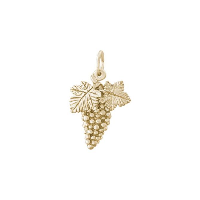 Rembrandt 14K Yellow Gold Grape Charm