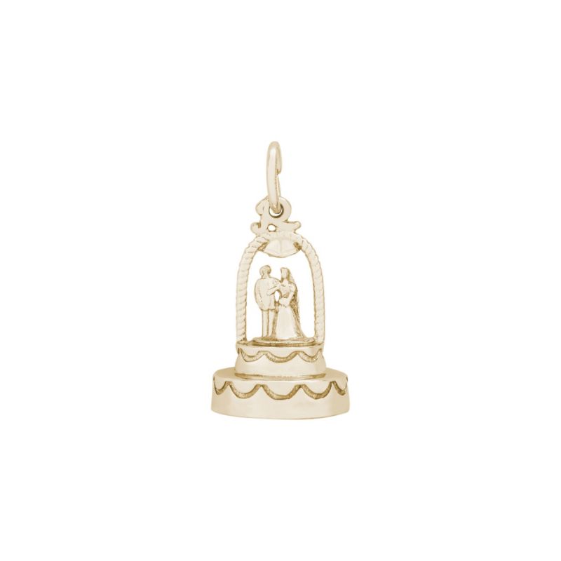 Rembrandt 14K Yellow Gold Wedding Cake Charm