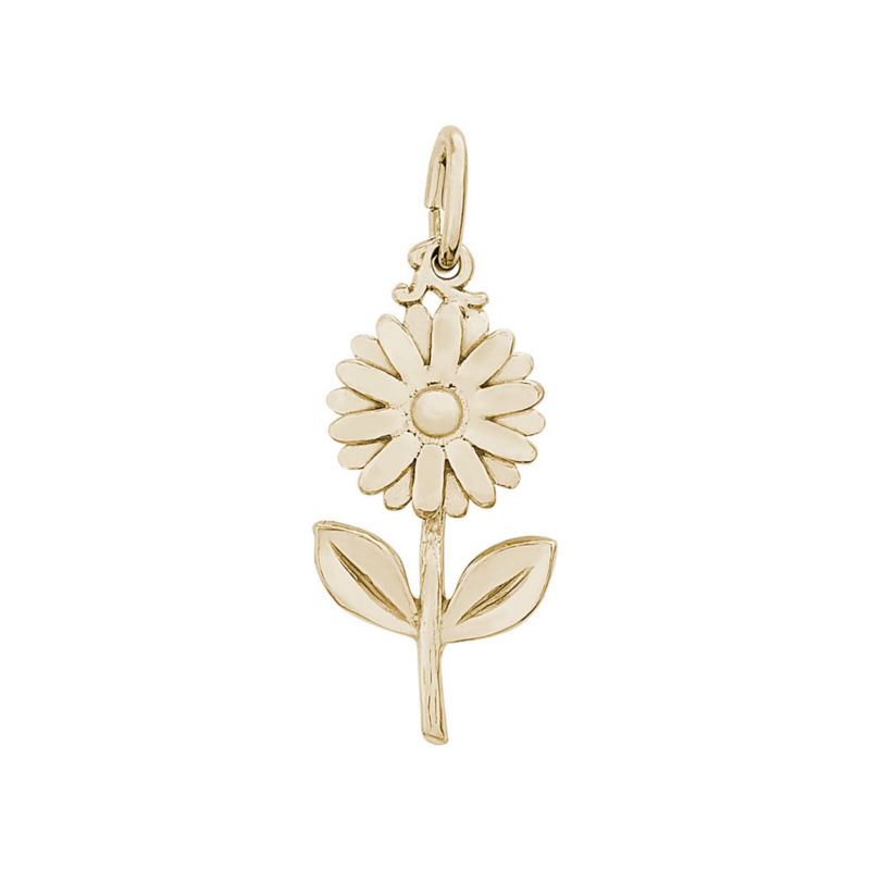 Rembrandt 14K Yellow Gold Daisy Charm