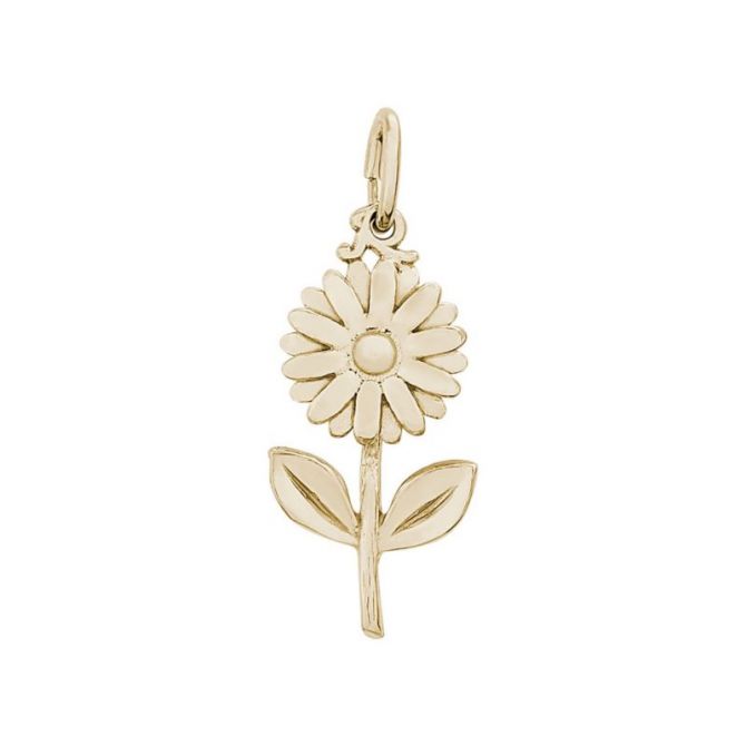 Rembrandt 14K Yellow Gold Daisy Charm