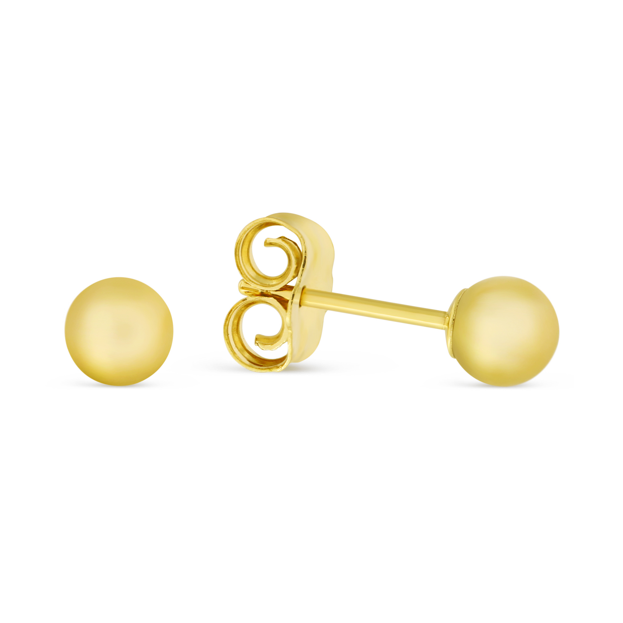Elyssa Bass Gold Ball Earrings main image 1