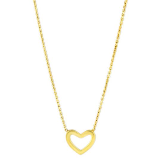 14k Yellow Gold Open Heart Pendant 18 Borsheims - 14k Open Heart Pendant 14k Yellow Gold Open Heart Pendant 18 Borsheims - 14k Open Heart Pendant