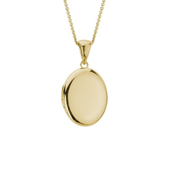 14k Yellow Gold Plain Oval Locket 16 18 Borsheims - Plain Gold Circle Pendant 14k Yellow Gold Plain Oval Locket 16 18 Borsheims - Plain Gold Circle Pendant