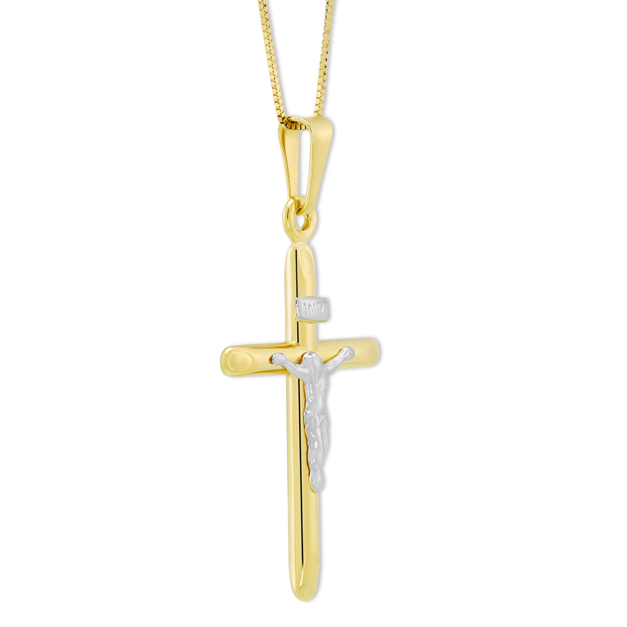 Yellow Gold Crucifix Pendant