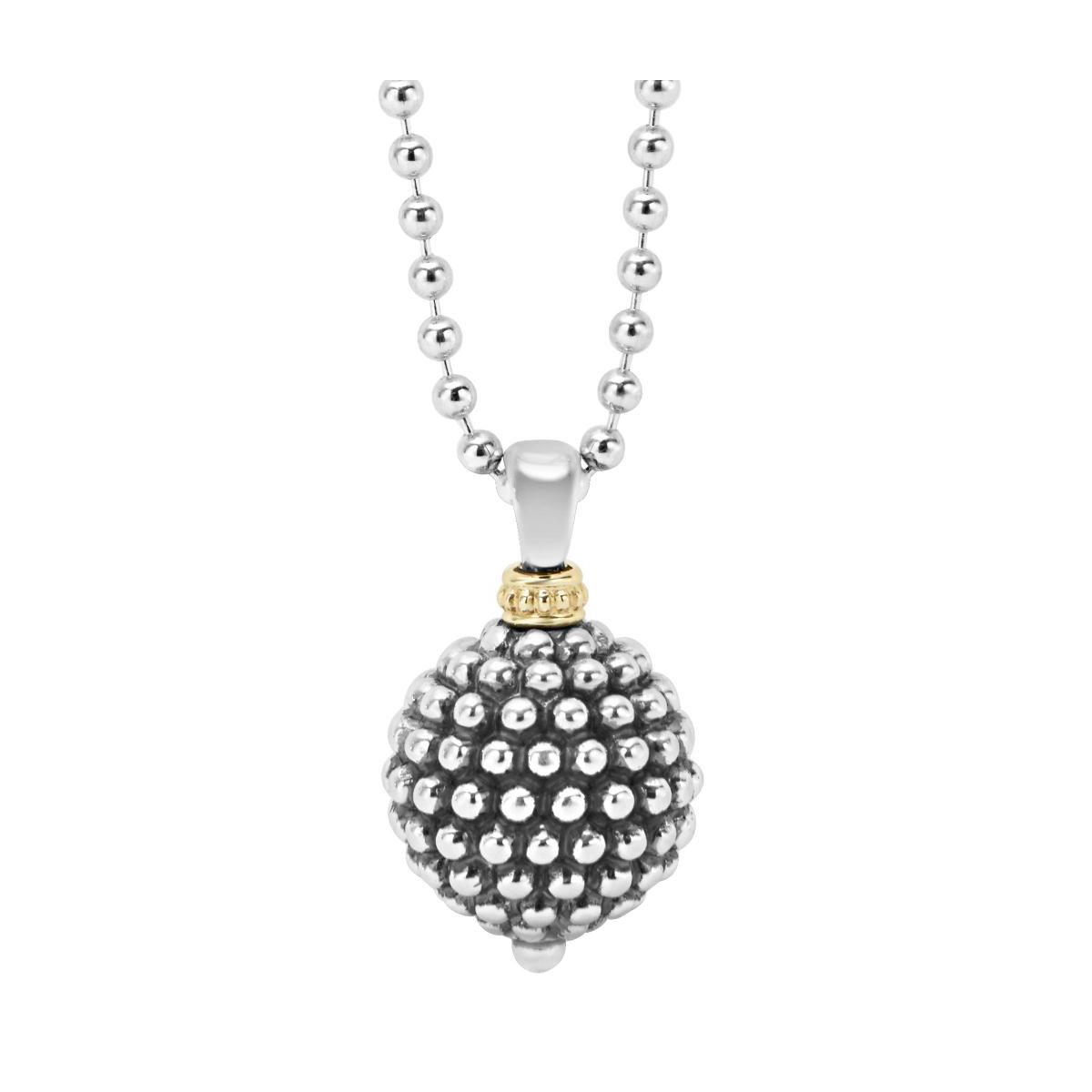 LAGOS Beloved Lock Pendant Necklace w/ Ball Chain