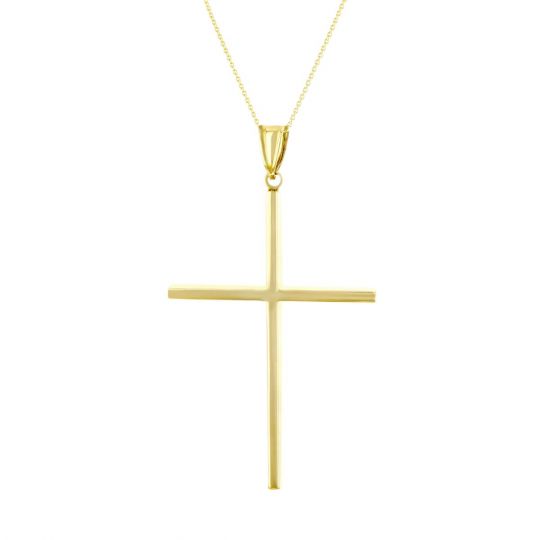 skinny cross necklace