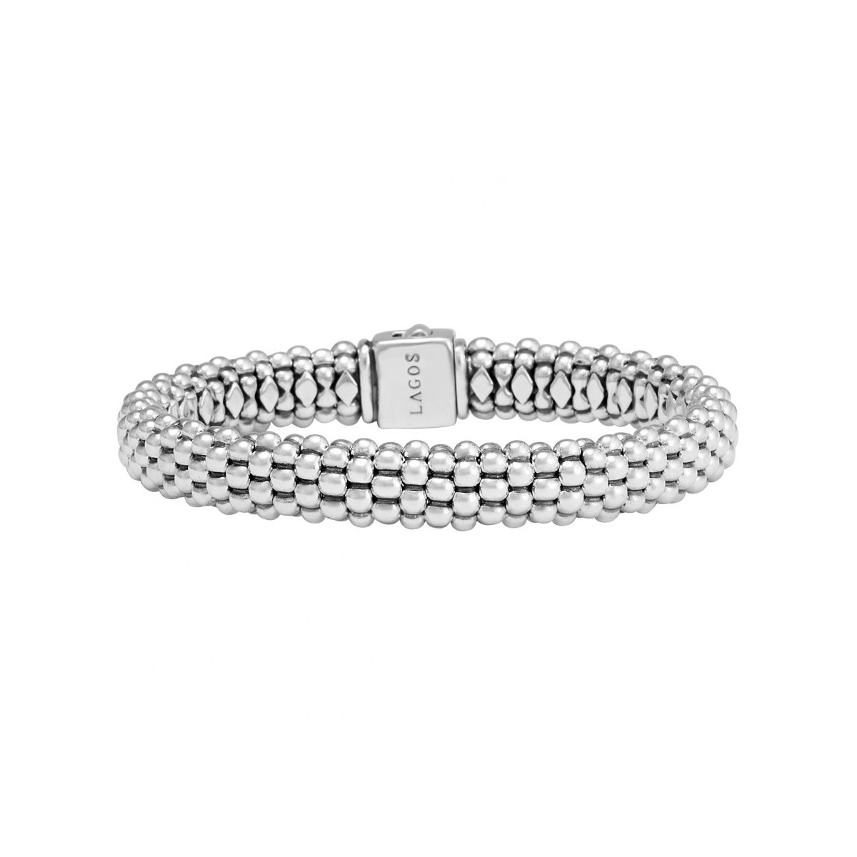LAGOS Sterling Silver Caviar Beaded Bracelet, 7