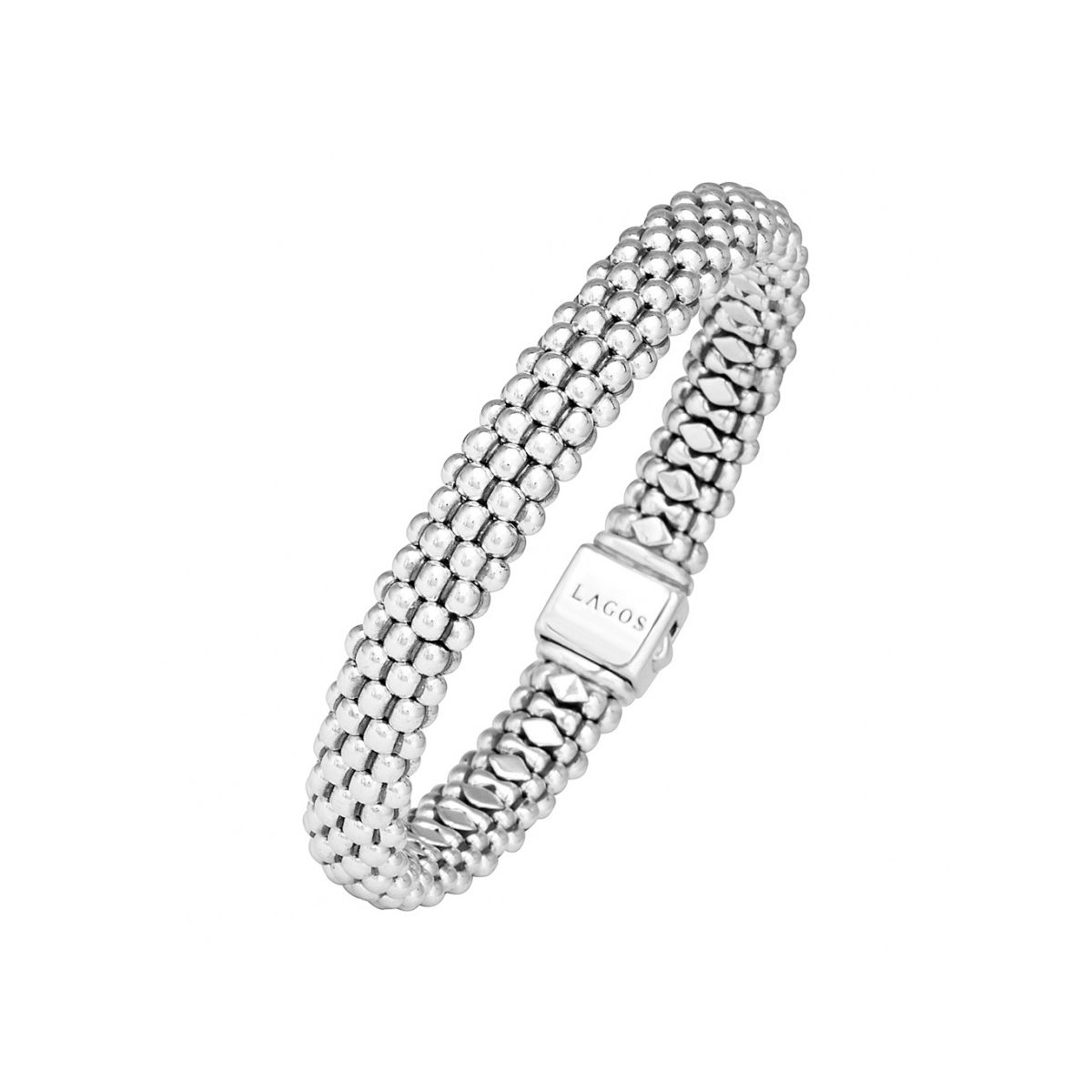 LAGOS Sterling Silver Caviar Beaded Bracelet, 7