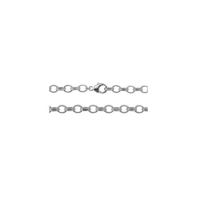I'M OK for RHC Silver Cable Bracelet（M） 925 Sterling Silver Vintage Rhythm Cable Link Bracelet 7