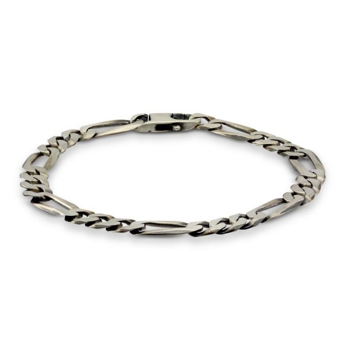 Sterling Silver Men's Curb Link Bracelet, 8 mm, 9"
