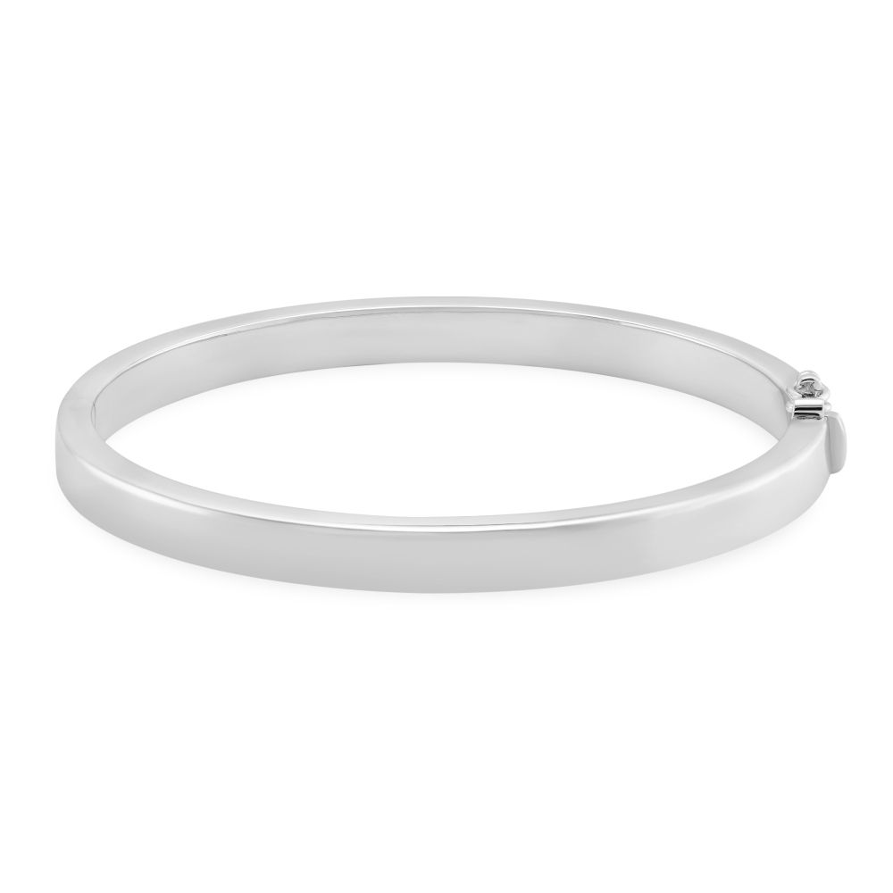 Sterling Silver Square Edge Bangle Bracelet Borsheims