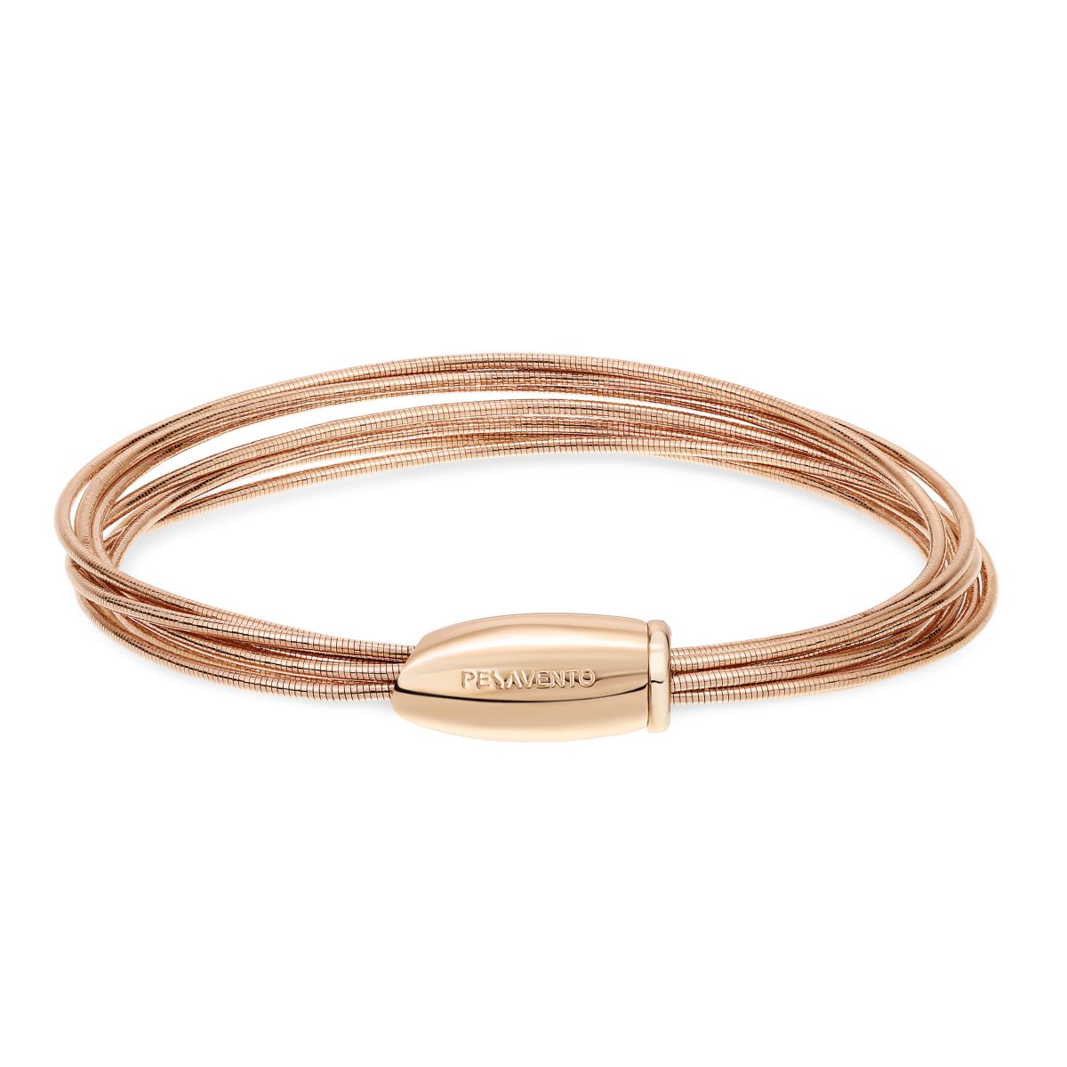 Pesavento Sterling Silver Rose Tone Dna Spring Wire Thin Bracelet Pesavento Sterling Silver Rose Tone Dna Spring Wire Thin Bracelet