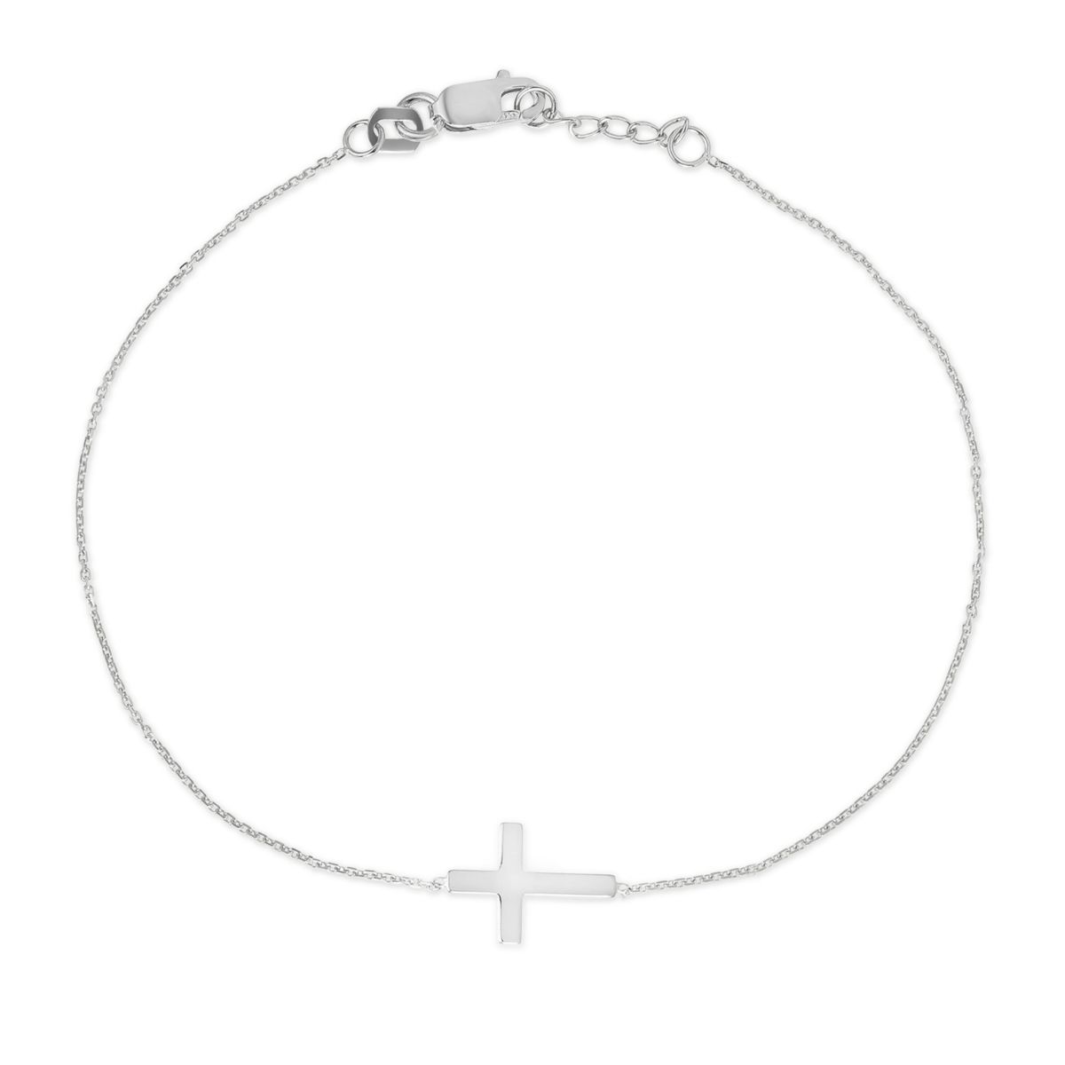 アクセサリー thin silver cross band thin silver cross studded wrist band | m.a+(エムエークロス