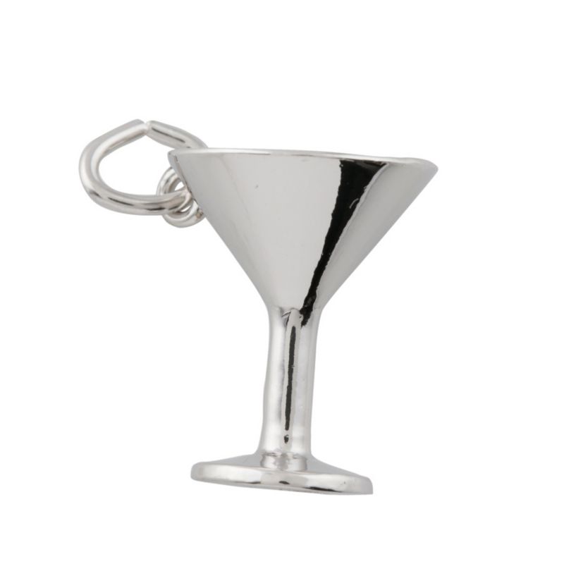 Rembrandt Sterling Silver Martini Glass Charm