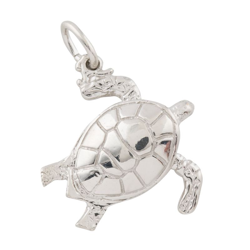 Rembrandt Sterling Silver Sea Turtle Charm