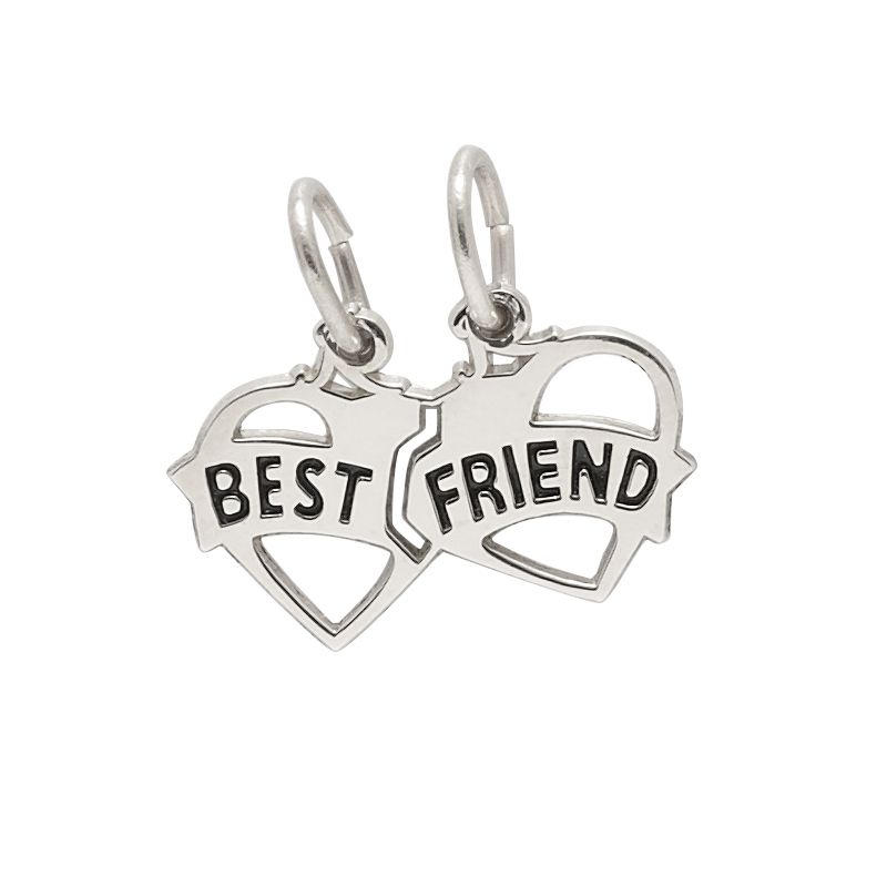 Rembrandt Sterling Silver Best Friends Charm