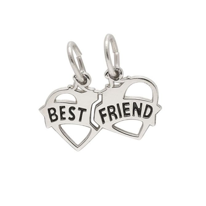 Rembrandt Sterling Silver Best Friends Charm