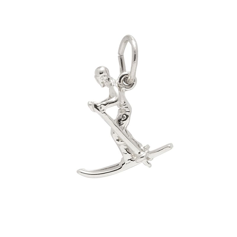 Rembrandt Sterling Silver Skier Charm