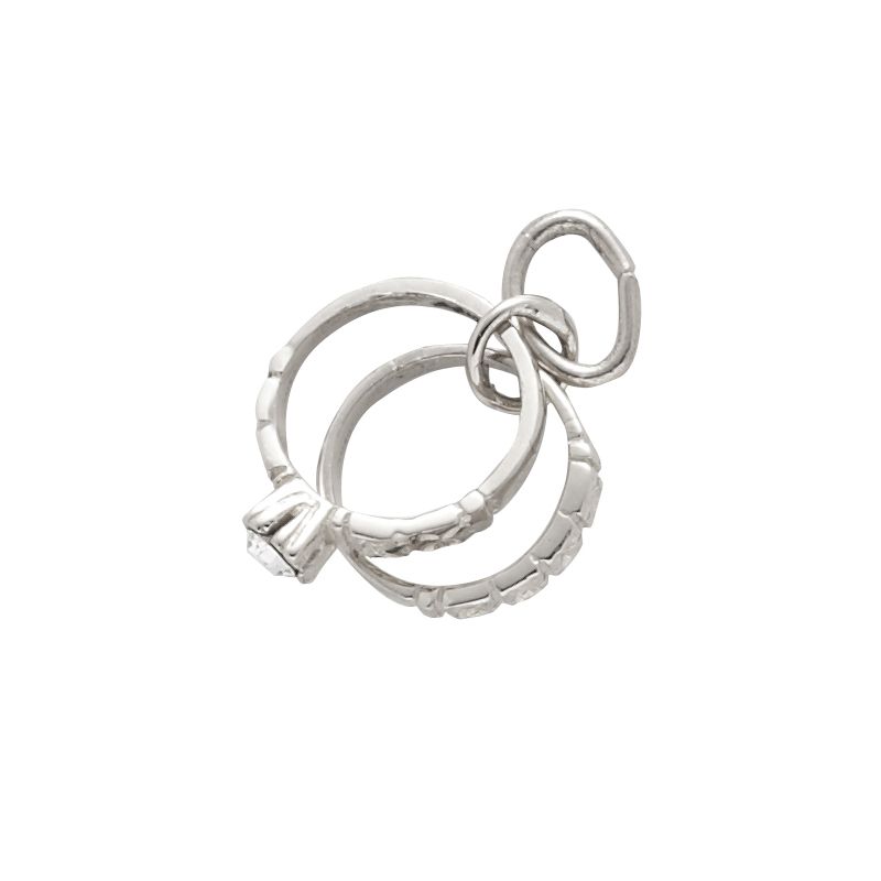 Rembrandt Sterling Silver Wedding Ring Charm