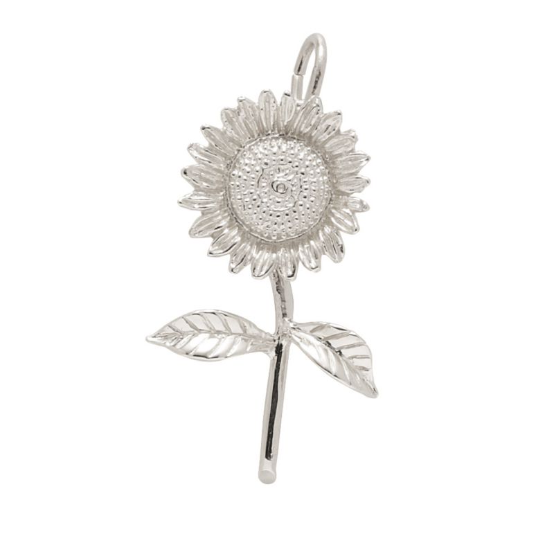 Rembrandt Sterling Silver Sunflower Charm
