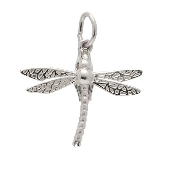 Rembrandt Sterling Silver Dragonfly Charm