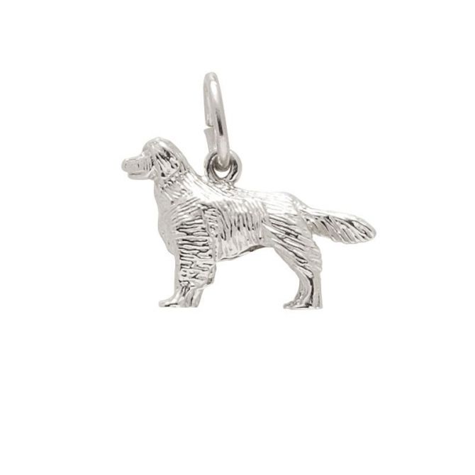 Rembrandt Sterling Silver Golden Retriever Charm