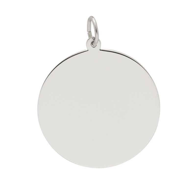 Rembrandt Sterling Silver Disc Charm