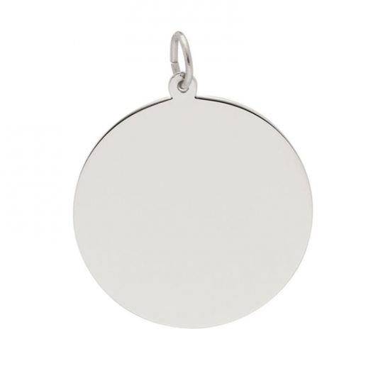 Sterling Silver Disc Charm