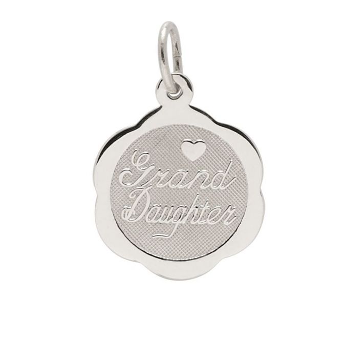 Rembrandt Sterling Silver Granddaughter Charm