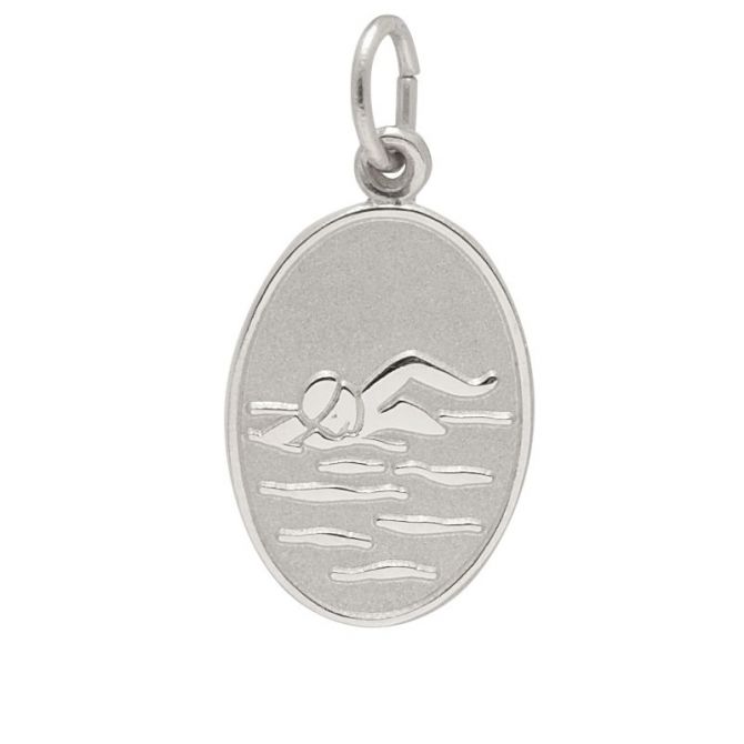 Rembrandt Sterling Silver Swimmer Charm
