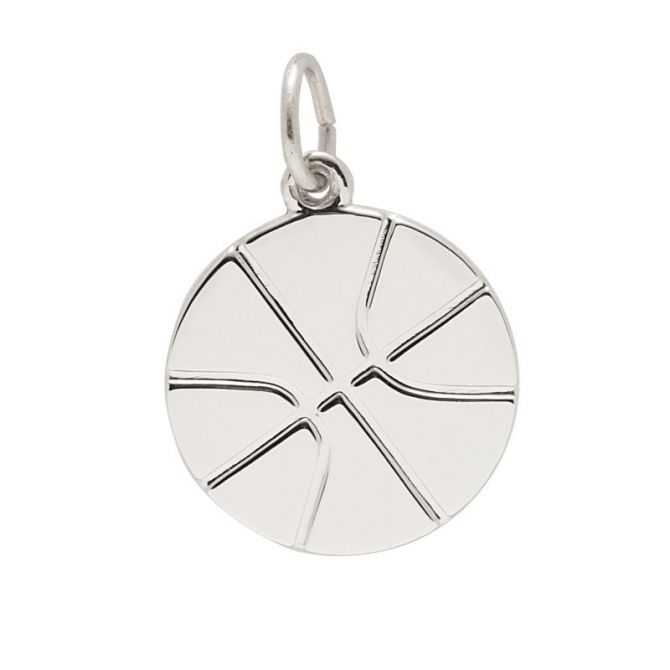 Rembrandt Sterling Silver Basketball Charm