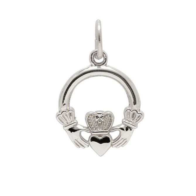 Rembrandt Sterling Silver Claddagh Charm