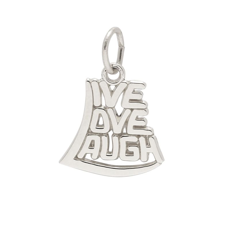 Rembrandt Sterling Silver Live, Love, Laugh Charm